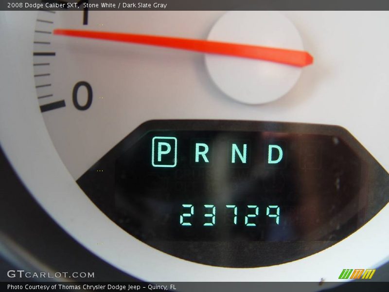 Stone White / Dark Slate Gray 2008 Dodge Caliber SXT