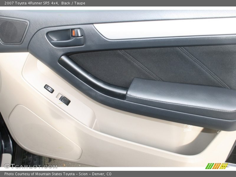 Black / Taupe 2007 Toyota 4Runner SR5 4x4