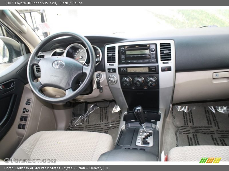 Black / Taupe 2007 Toyota 4Runner SR5 4x4
