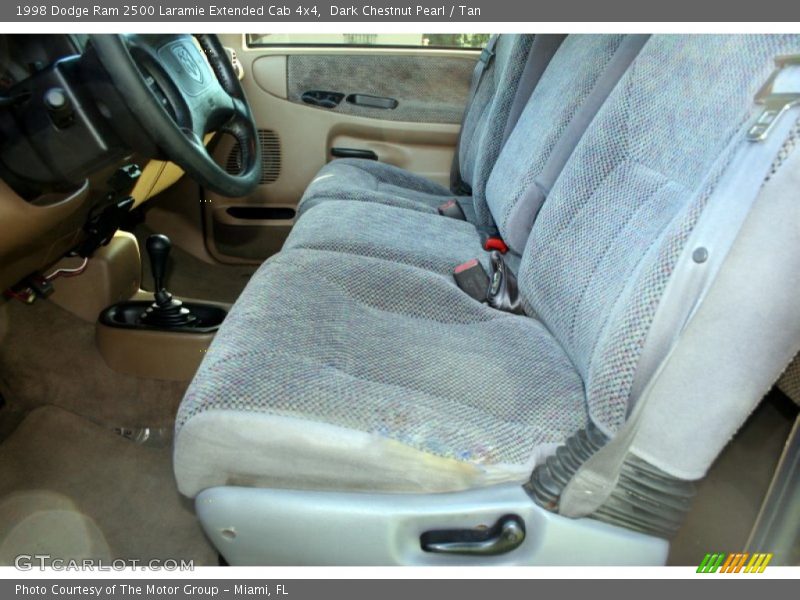 Dark Chestnut Pearl / Tan 1998 Dodge Ram 2500 Laramie Extended Cab 4x4