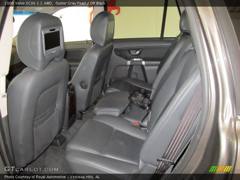 Oyster Gray Pearl / Off Black 2008 Volvo XC90 3.2 AWD