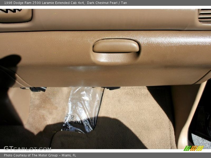 Dark Chestnut Pearl / Tan 1998 Dodge Ram 2500 Laramie Extended Cab 4x4