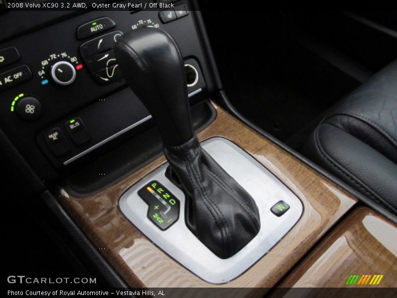 Oyster Gray Pearl / Off Black 2008 Volvo XC90 3.2 AWD