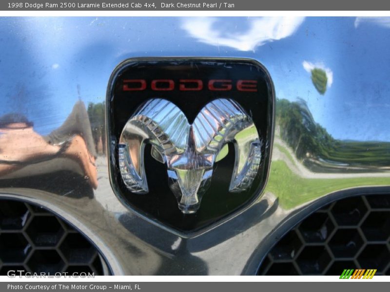 Dark Chestnut Pearl / Tan 1998 Dodge Ram 2500 Laramie Extended Cab 4x4