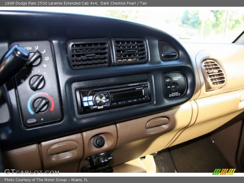 Dark Chestnut Pearl / Tan 1998 Dodge Ram 2500 Laramie Extended Cab 4x4