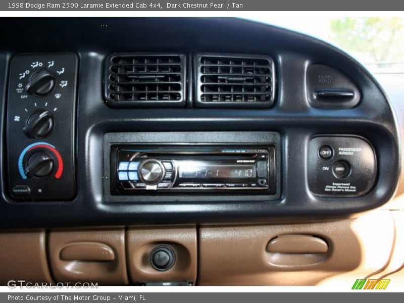 Dark Chestnut Pearl / Tan 1998 Dodge Ram 2500 Laramie Extended Cab 4x4