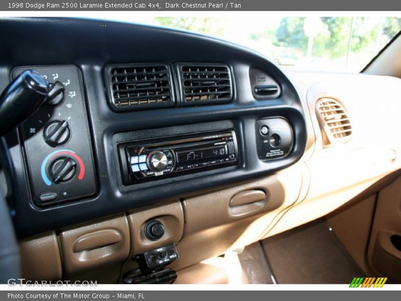 Dark Chestnut Pearl / Tan 1998 Dodge Ram 2500 Laramie Extended Cab 4x4
