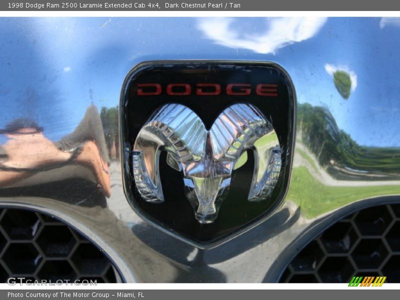 Dark Chestnut Pearl / Tan 1998 Dodge Ram 2500 Laramie Extended Cab 4x4