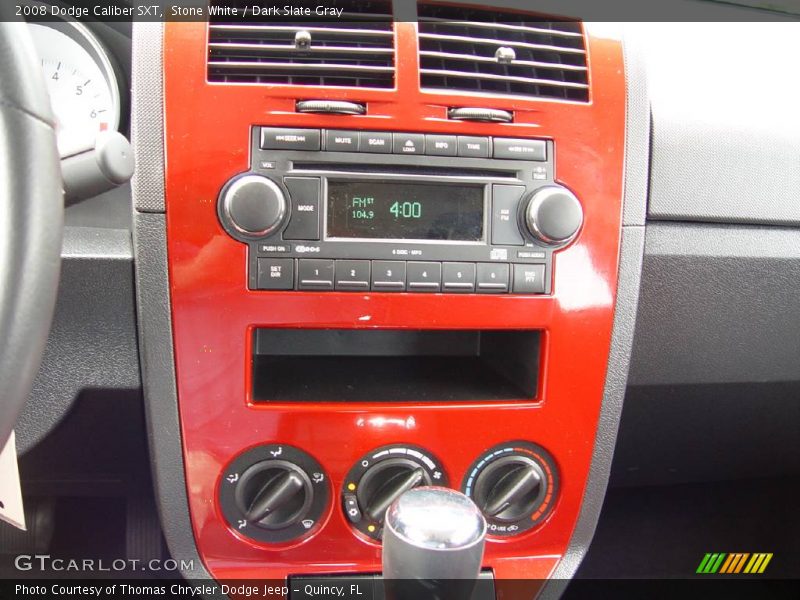 Stone White / Dark Slate Gray 2008 Dodge Caliber SXT