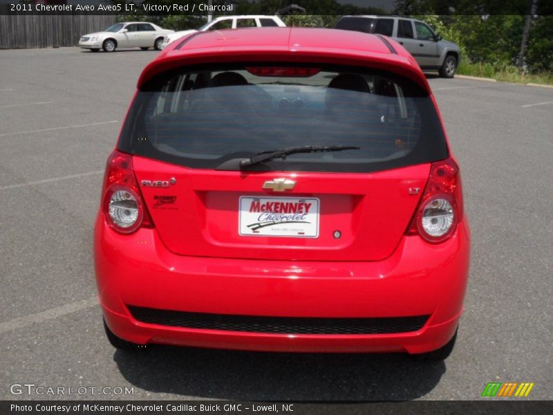 Victory Red / Charcoal 2011 Chevrolet Aveo Aveo5 LT
