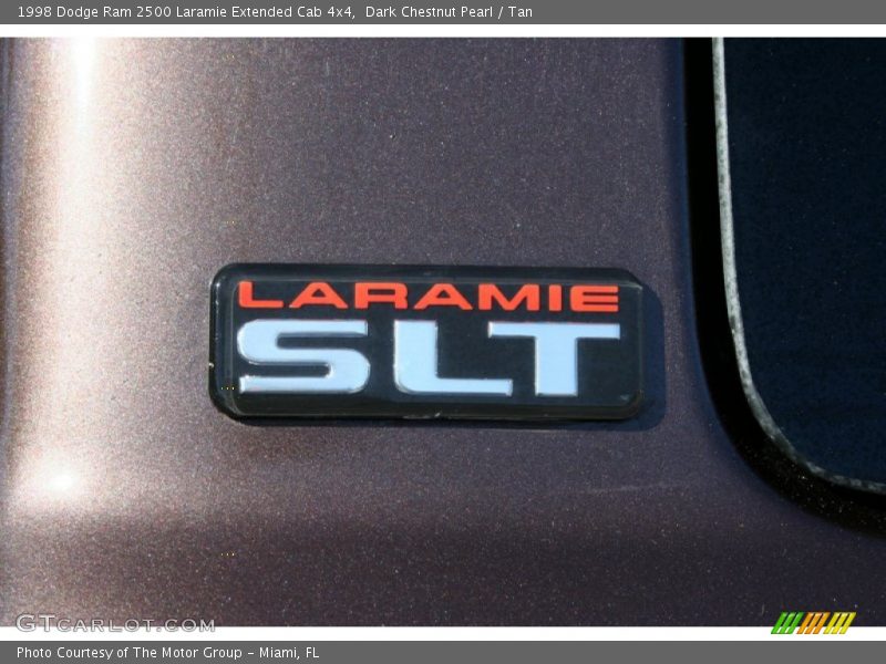Dark Chestnut Pearl / Tan 1998 Dodge Ram 2500 Laramie Extended Cab 4x4