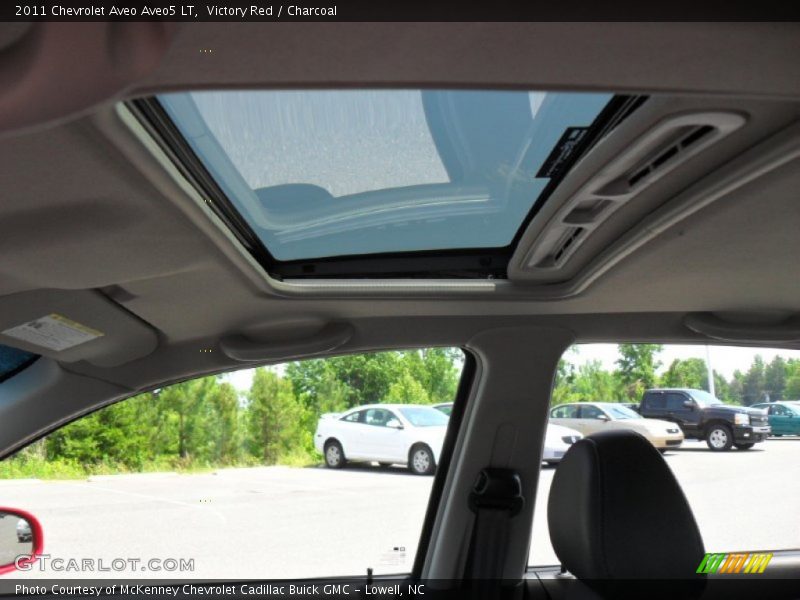 Victory Red / Charcoal 2011 Chevrolet Aveo Aveo5 LT