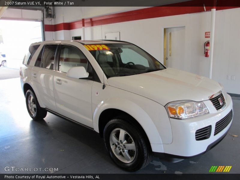 Polar White / Tan 2007 Saturn VUE V6