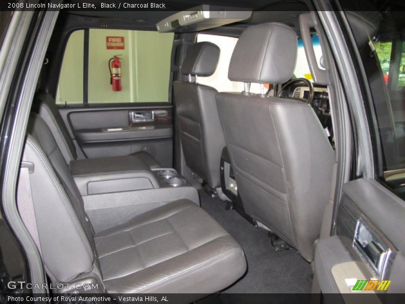 Black / Charcoal Black 2008 Lincoln Navigator L Elite