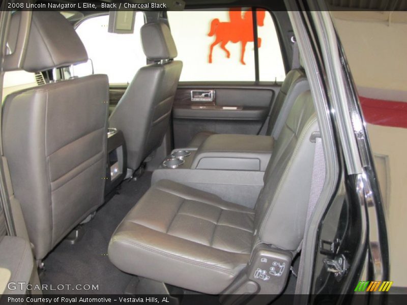 Black / Charcoal Black 2008 Lincoln Navigator L Elite