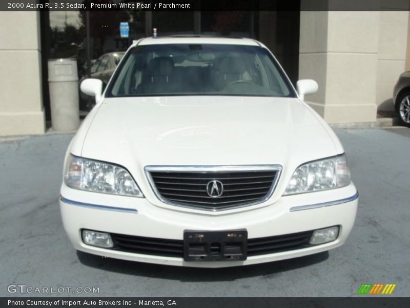 Premium White Pearl / Parchment 2000 Acura RL 3.5 Sedan