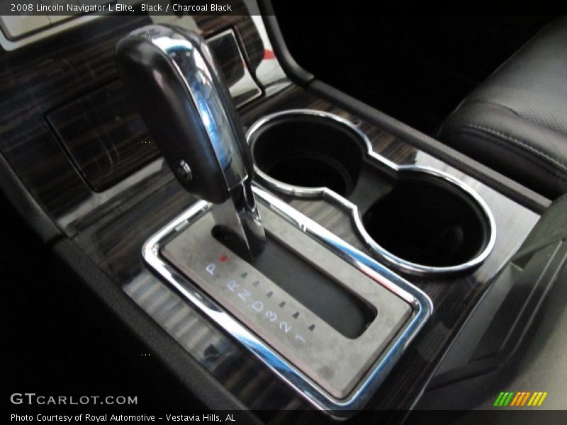 Black / Charcoal Black 2008 Lincoln Navigator L Elite