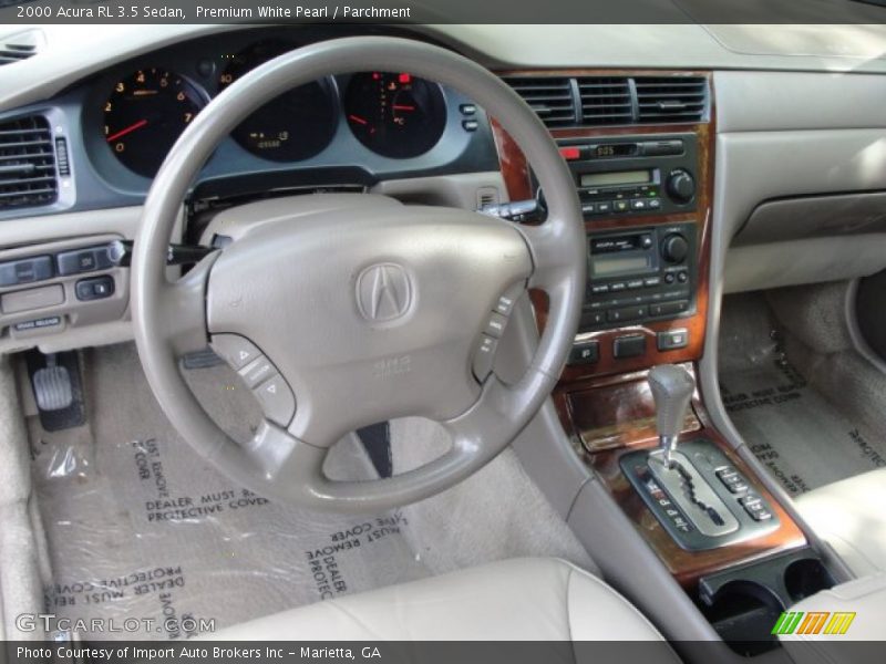 Dashboard of 2000 RL 3.5 Sedan