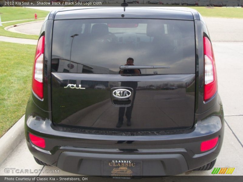 Shadow Black / Black Soul Logo Cloth 2012 Kia Soul +