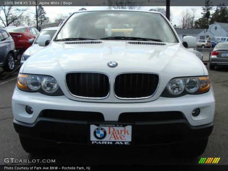 Alpine White / Beige 2006 BMW X5 3.0i