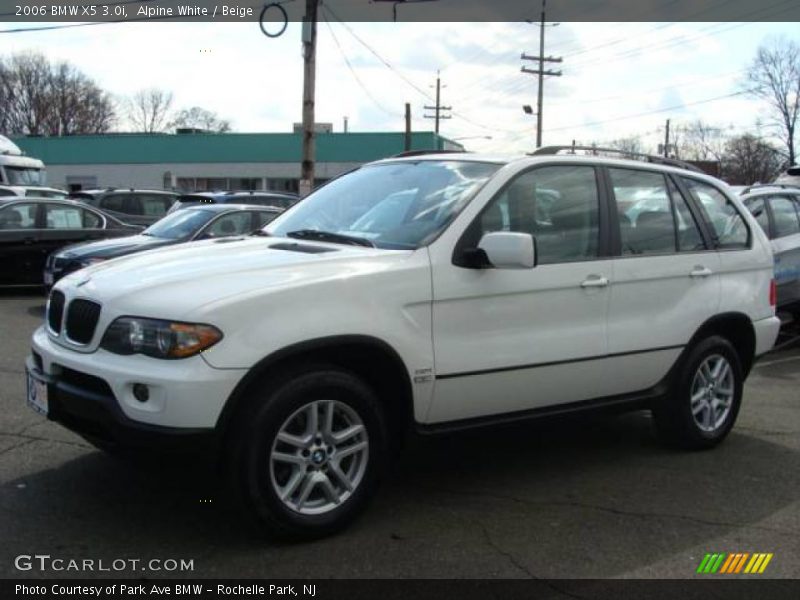 Alpine White / Beige 2006 BMW X5 3.0i