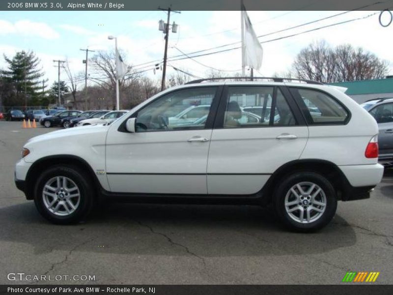 Alpine White / Beige 2006 BMW X5 3.0i
