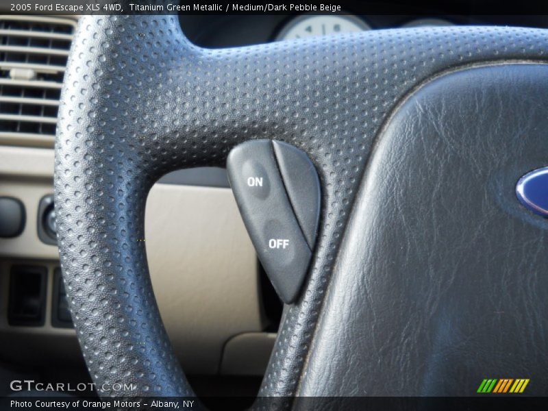 Titanium Green Metallic / Medium/Dark Pebble Beige 2005 Ford Escape XLS 4WD