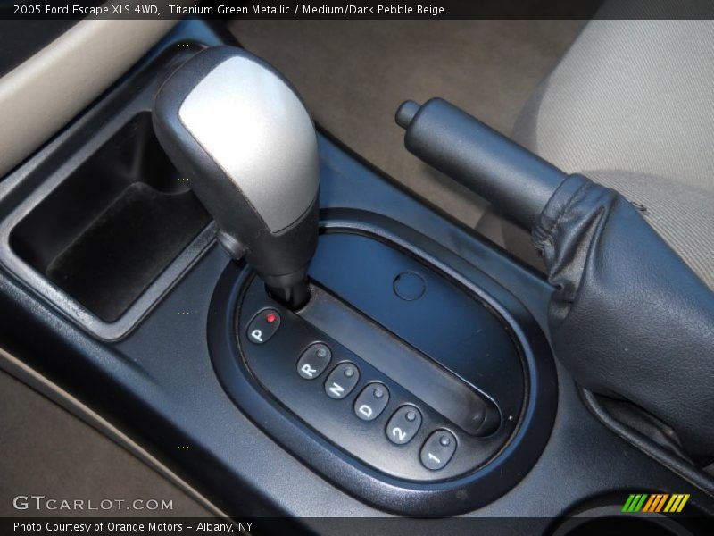 Titanium Green Metallic / Medium/Dark Pebble Beige 2005 Ford Escape XLS 4WD
