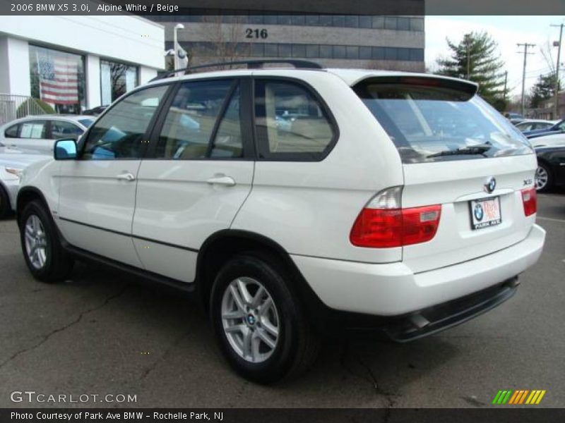 Alpine White / Beige 2006 BMW X5 3.0i