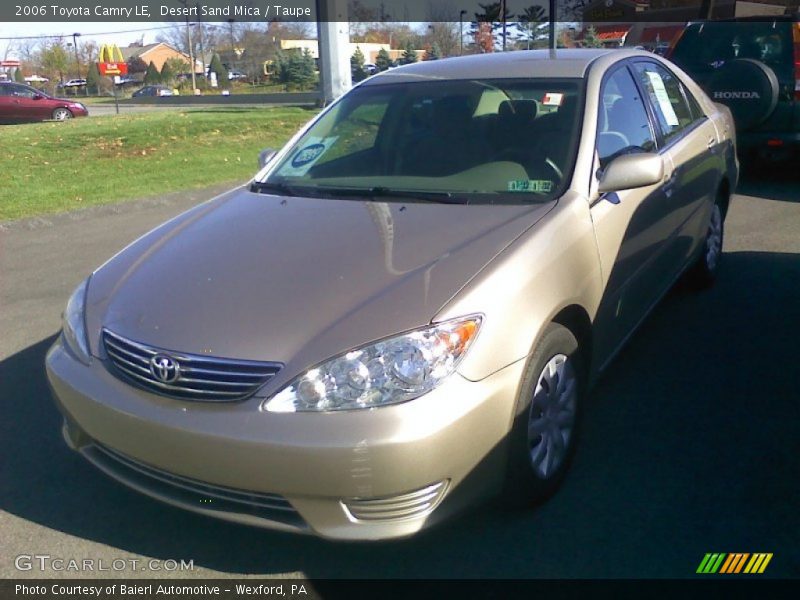 Desert Sand Mica / Taupe 2006 Toyota Camry LE