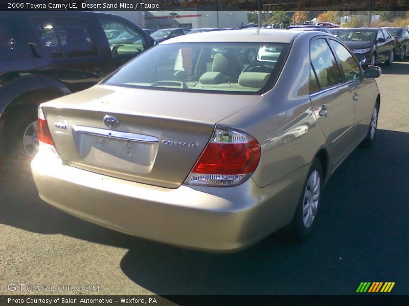 Desert Sand Mica / Taupe 2006 Toyota Camry LE
