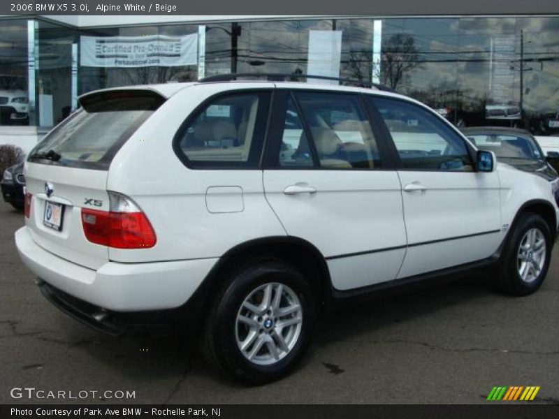 Alpine White / Beige 2006 BMW X5 3.0i