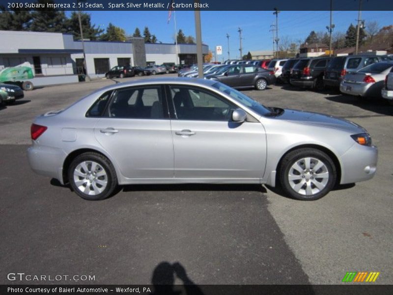 Spark Silver Metallic / Carbon Black 2010 Subaru Impreza 2.5i Sedan