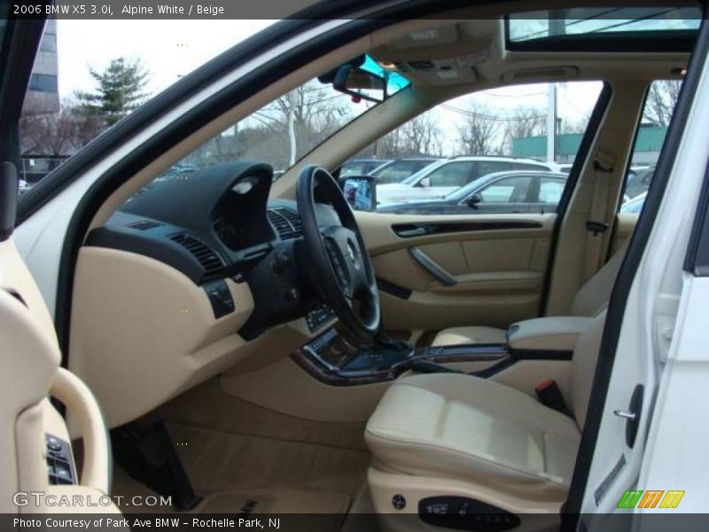 Alpine White / Beige 2006 BMW X5 3.0i