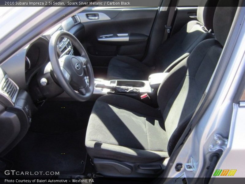 Spark Silver Metallic / Carbon Black 2010 Subaru Impreza 2.5i Sedan