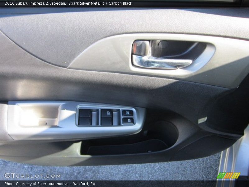 Spark Silver Metallic / Carbon Black 2010 Subaru Impreza 2.5i Sedan