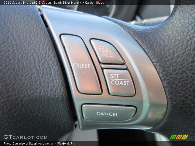 Spark Silver Metallic / Carbon Black 2010 Subaru Impreza 2.5i Sedan