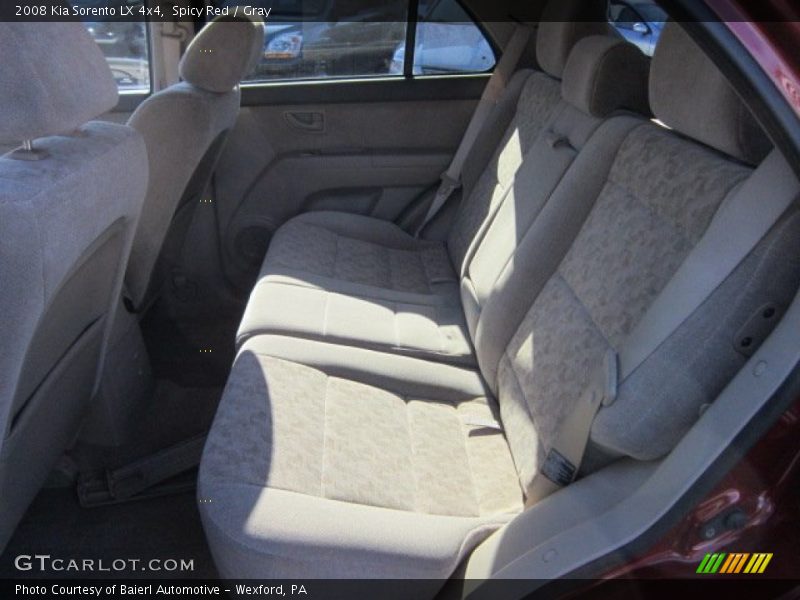 Spicy Red / Gray 2008 Kia Sorento LX 4x4