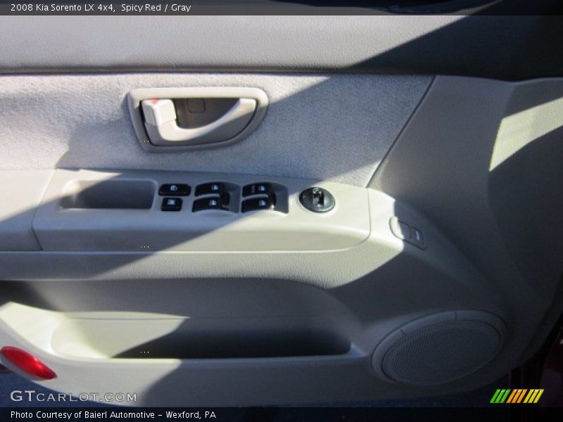 Spicy Red / Gray 2008 Kia Sorento LX 4x4