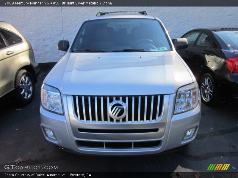 Brilliant Silver Metallic / Stone 2009 Mercury Mariner V6 4WD