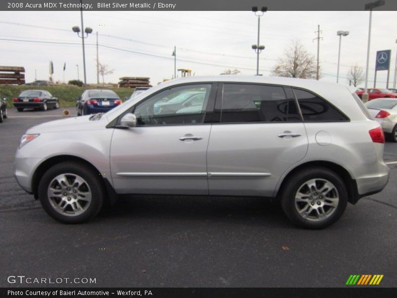 Billet Silver Metallic / Ebony 2008 Acura MDX Technology