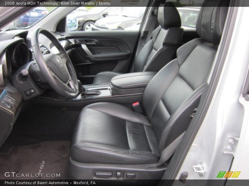 Billet Silver Metallic / Ebony 2008 Acura MDX Technology