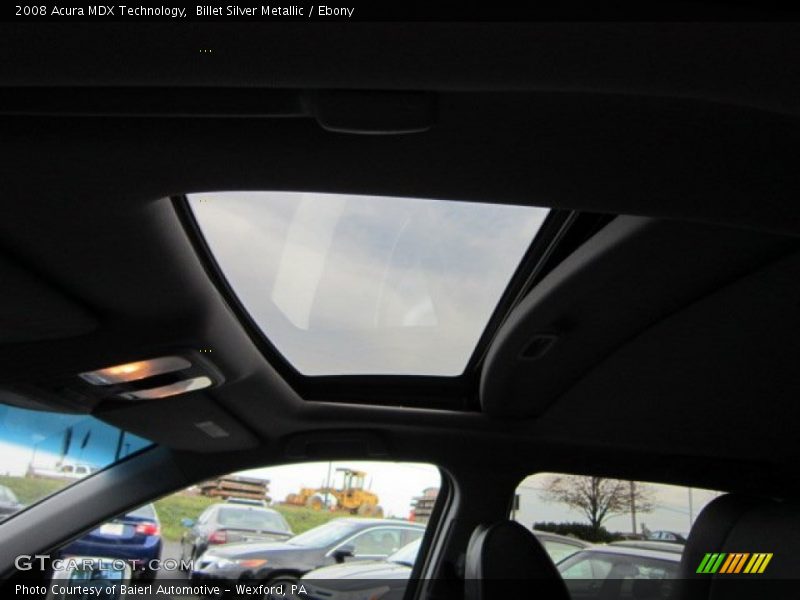 Billet Silver Metallic / Ebony 2008 Acura MDX Technology