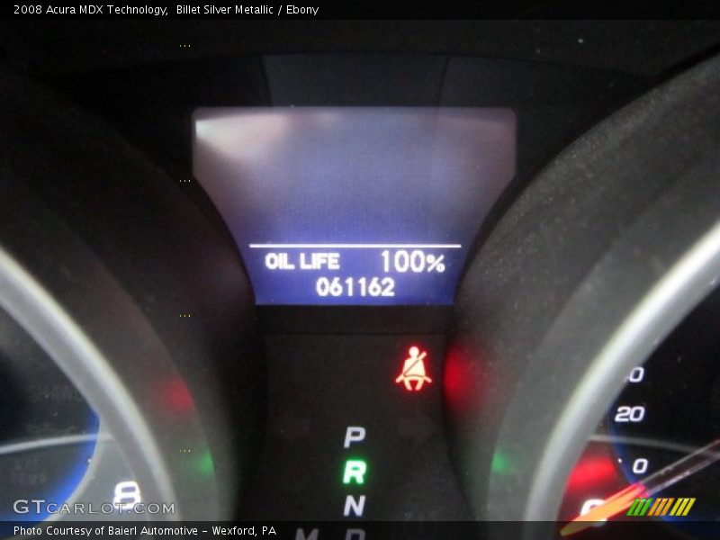 Billet Silver Metallic / Ebony 2008 Acura MDX Technology