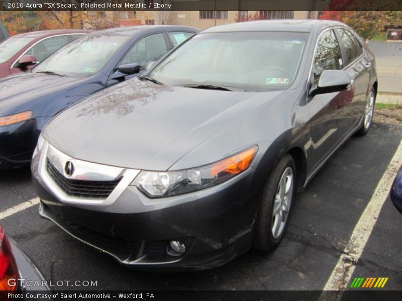 Polished Metal Metallic / Ebony 2010 Acura TSX Sedan