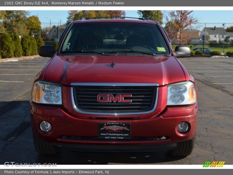 Monterey Maroon Metallic / Medium Pewter 2002 GMC Envoy SLE 4x4