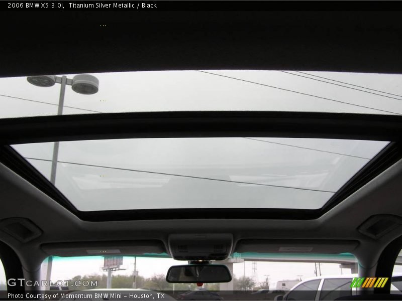 Titanium Silver Metallic / Black 2006 BMW X5 3.0i