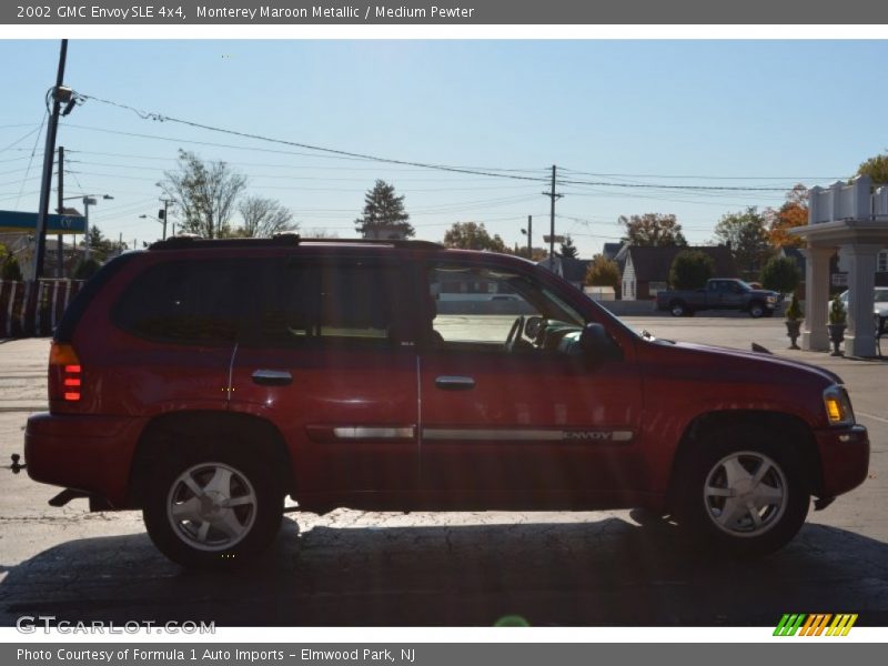 Monterey Maroon Metallic / Medium Pewter 2002 GMC Envoy SLE 4x4