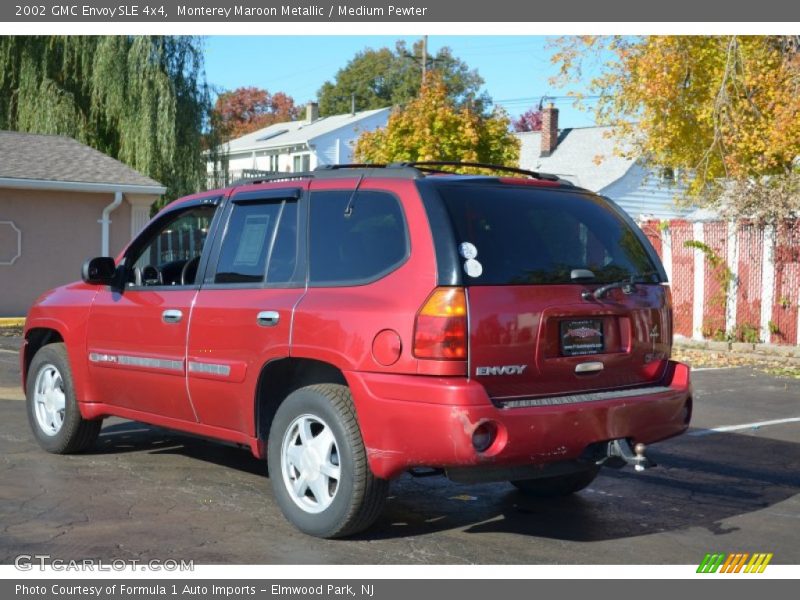 Monterey Maroon Metallic / Medium Pewter 2002 GMC Envoy SLE 4x4