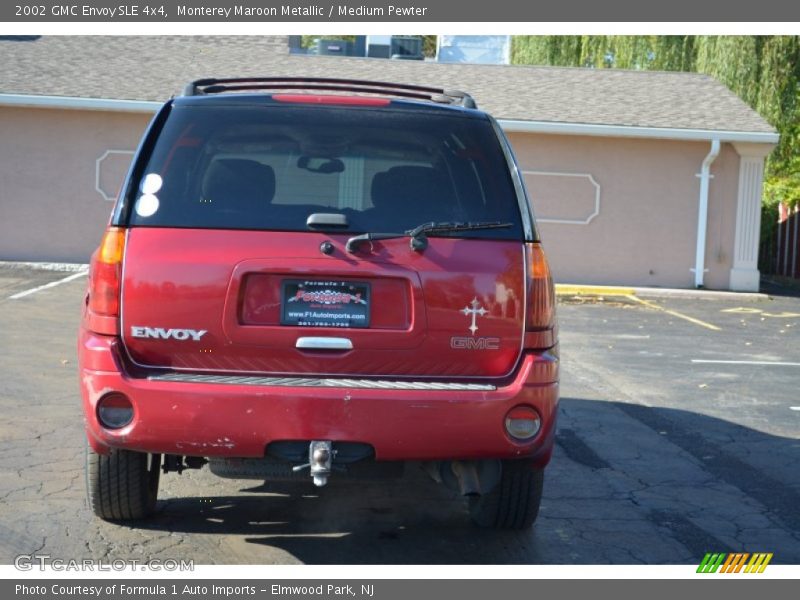 Monterey Maroon Metallic / Medium Pewter 2002 GMC Envoy SLE 4x4